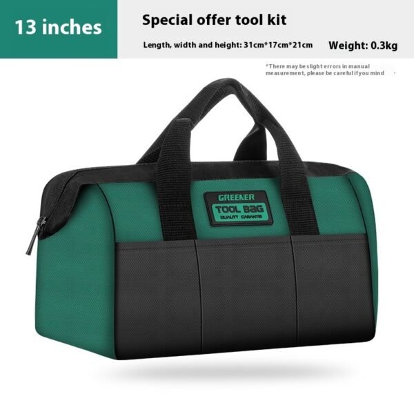 Storage Bag Tools Portable Green Forest Canvas Thickened - Image 4