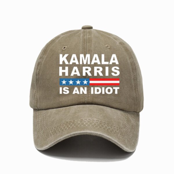 Washed Cotton Printed Hat For Men - Image 8