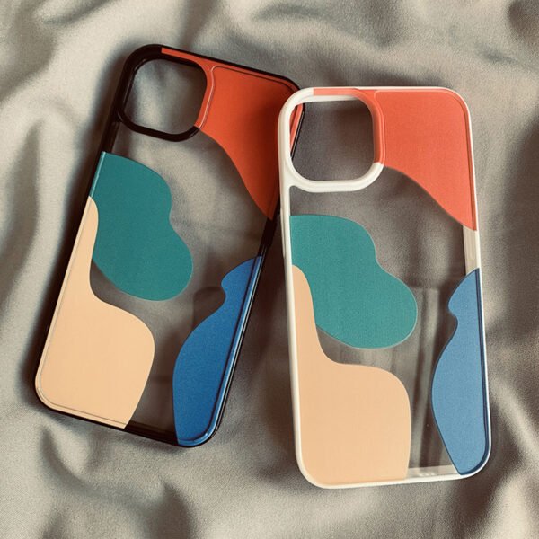 Color Block Geometry Case for iPhone 13 - Image 5