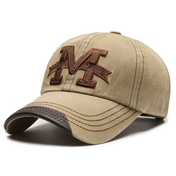 American Washed Denim Baseball Cap Couple Spring And Autumn - Image 9