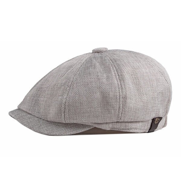 Thin, Breathable, Imitation Linen Cap - Image 4