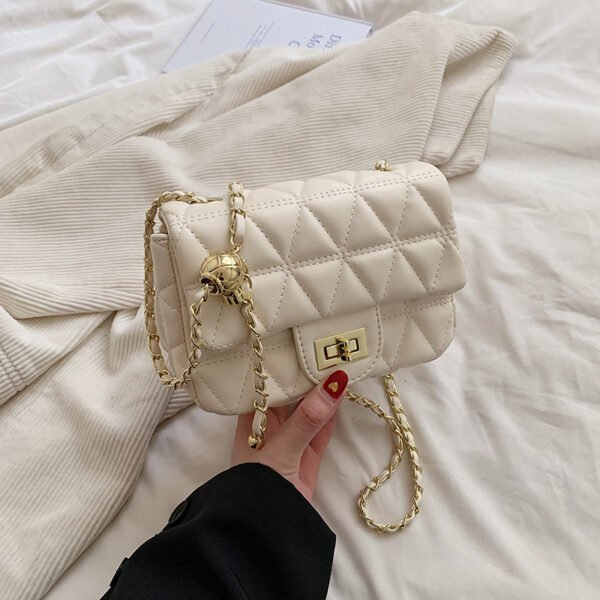 High-grade Diamond Pattern Chain Bag Women's Simple All-match - Image 7