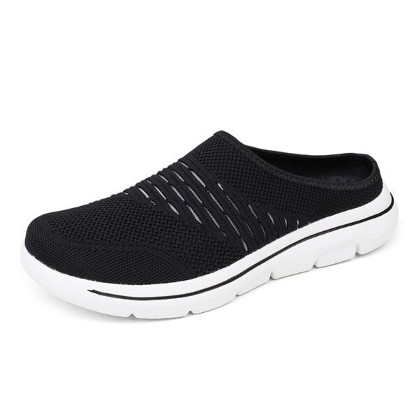 Korean Version Fly Woven Hollow Out Low Cut Slippers - Image 5