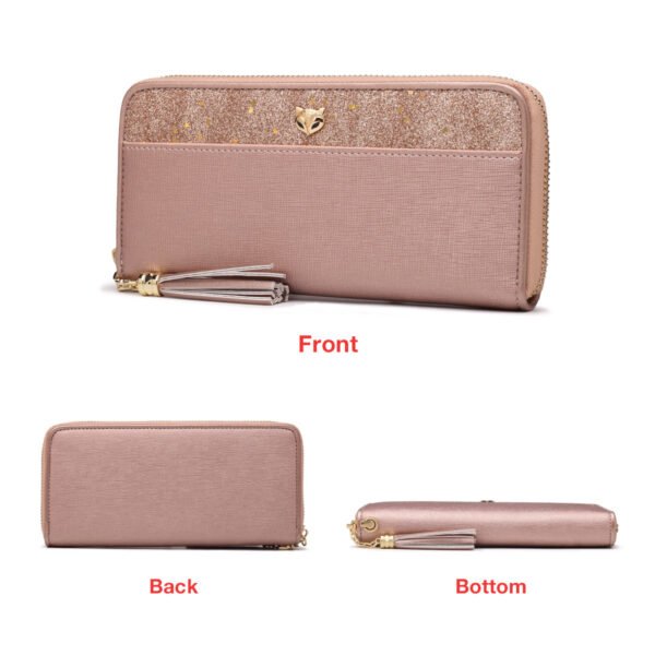 Two-layer Cowhide Wallet Light Luxury Card Holder Long - Image 4