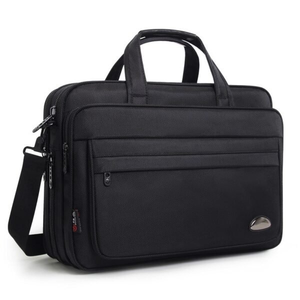 Men's Waterproof Oxford Large Capacity Briefcase - Image 2