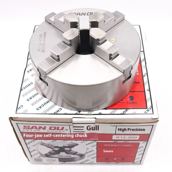 Self-centering Four-jaw Chuck Manual Linkage Lathe Chuck - Image 2