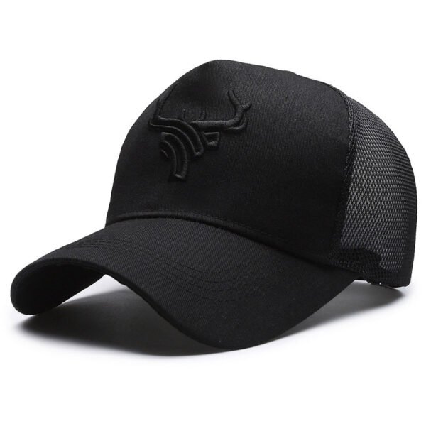 Deer Head Rear Mesh Tall Crown Baseball Cap Men's Summer Breathable - Image 6