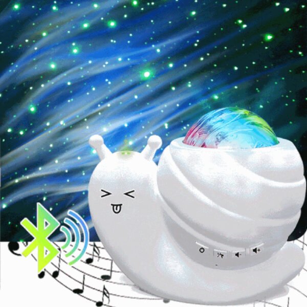 New Snail Starry Sky Projection Lamp Projector - Image 2