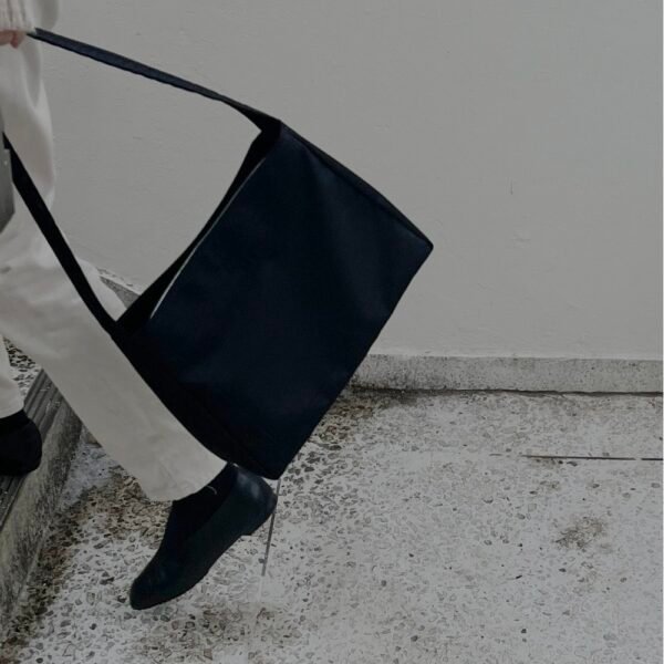 Women's Fashion Simple Solid Color Canvas Bag - Image 4