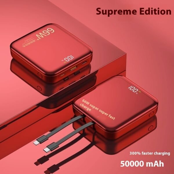 Large Capacity Super Fast Charge With Cable Power Bank - Image 10