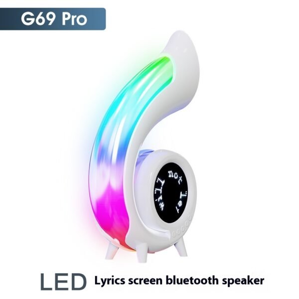 Lyrics Display Conch Bluetooth Audio RGB Ambience Light Creative Desk Lamp - Image 6
