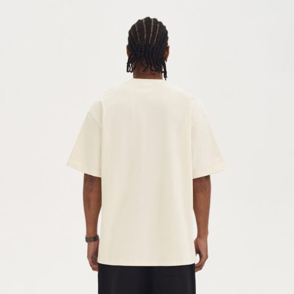 Solid Color Loose Cotton Crew Neck Short Sleeve Men - Image 2