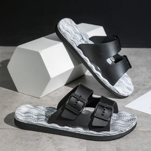 Men's Non-slip Wear-resistant Platform Slippers - Image 2