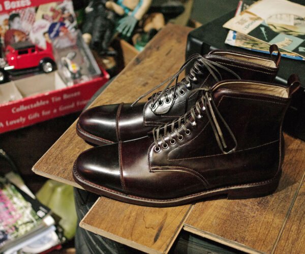 Three Joint Gentleman Suit Leather Shoes - Image 5