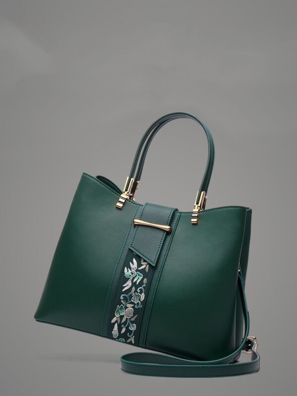 Mother's Day High-end Leather High-quality Messenger Bag - Image 3