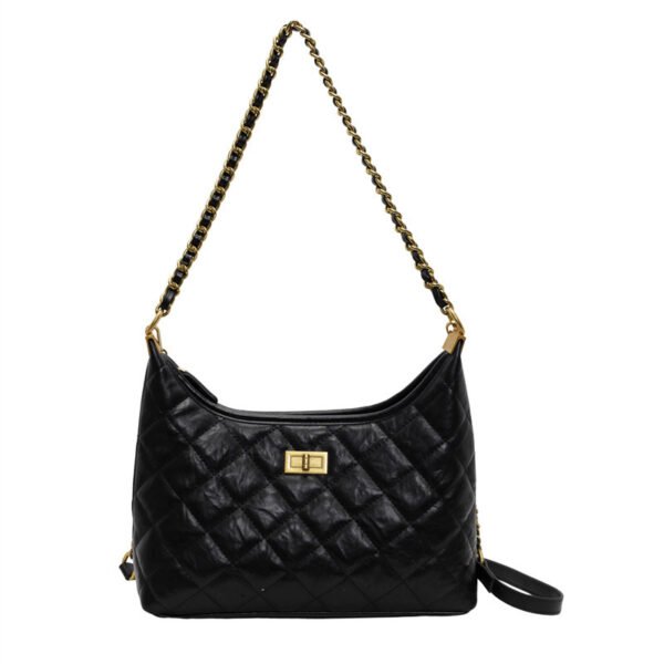 New Popular All-matching Crossbody High-grade One-shoulder Rhombus Thread Bag - Image 5