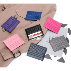 Women's Ultra-thin Mini Sheepskin Credit Card Cover