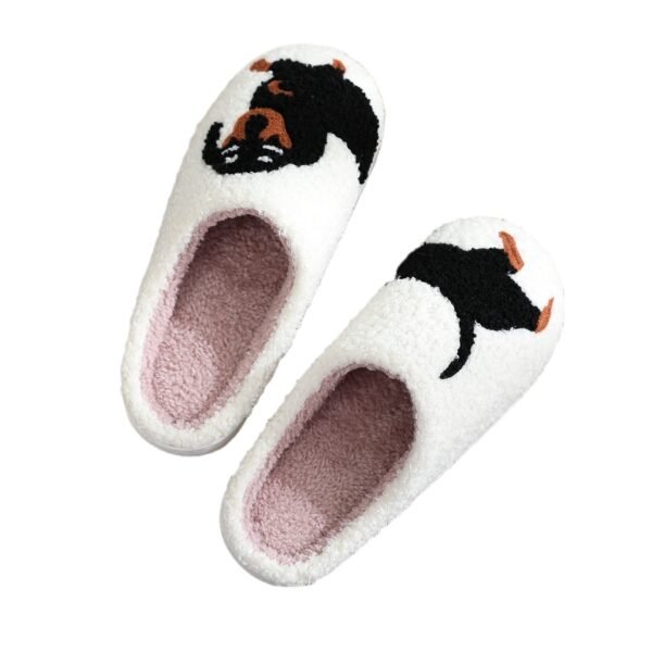 Cotton Slippers Women's Home Winter Animal Embroidery Warm - Image 5