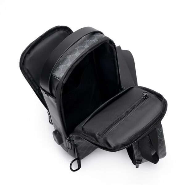 Men's Chest Bag Password Lock Men's Messenger Bag Travel Leisure - Image 5