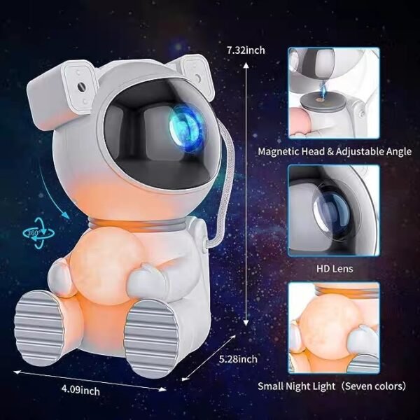 Astronaut Starry Sky Projection Lamp Northern Lights - Image 4