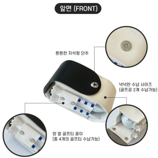 Japanese And Korean Outdoor Leather Golf Bag - Image 4