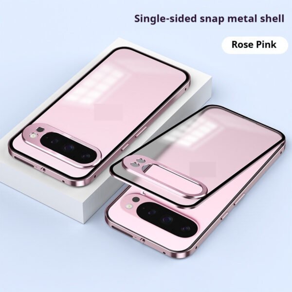 Spring Fastener Metal Frame Protective Phone Case - Image 8