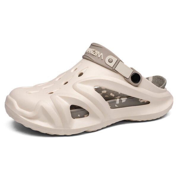 Men's Summer Platform Driving Non-slip Wear-resistant Outdoor Beach Closed Toe Coros Sandals - Image 5