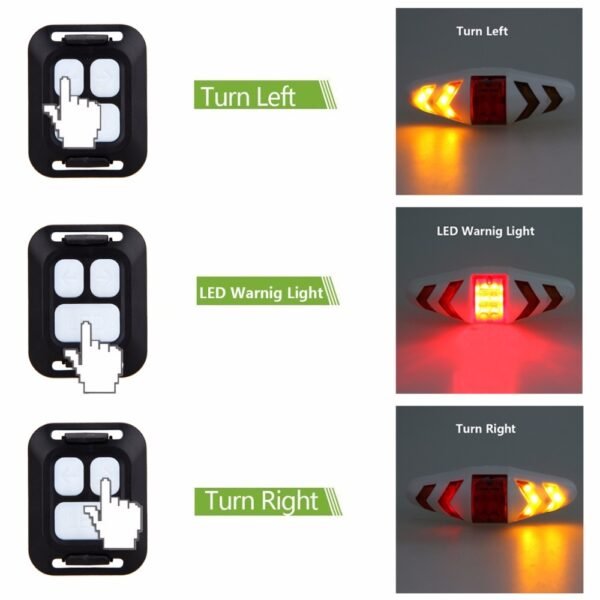 Wireless remote control bicycle taillight - Image 2