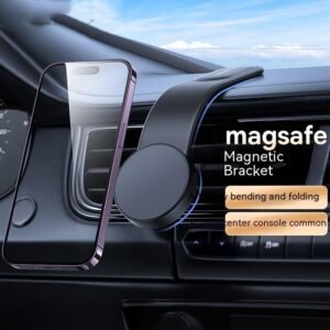Magnetic Bendable Car Phone Holder & Wireless Charger 15W