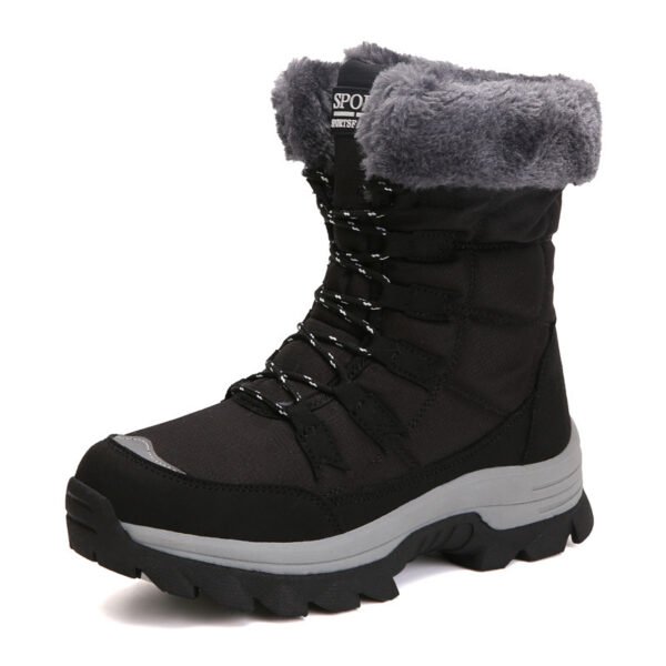 Velvet Warm Cotton Snow Boots High Cotton-padded Shoes - Image 6