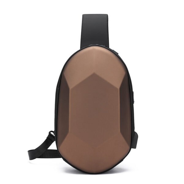 Men's Shoulder Solid Color Crossbody Bag - Image 4