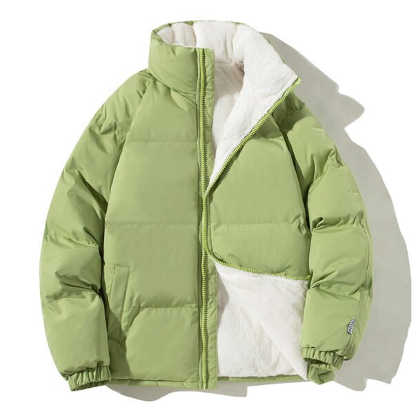 Couples Stand-Up Collar Jacket – Warm & Thickened Winter Coat - Image 8