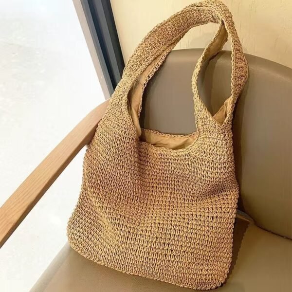 Holiday Straw Bag Shoulder Bag Simple Ladies - Image 4