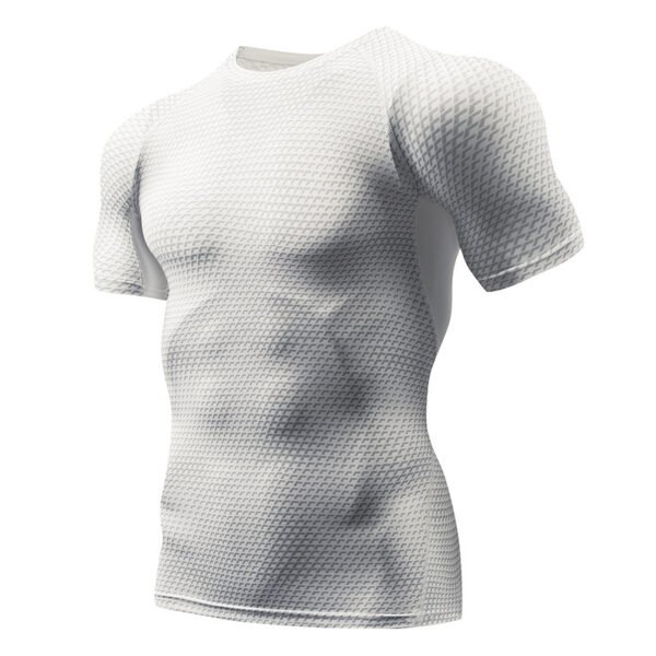 Tights Men's Sports Running Short Sleeve - Image 7