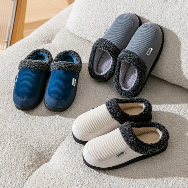 Home Cotton Slippers Winter Men's Warm - Image 4