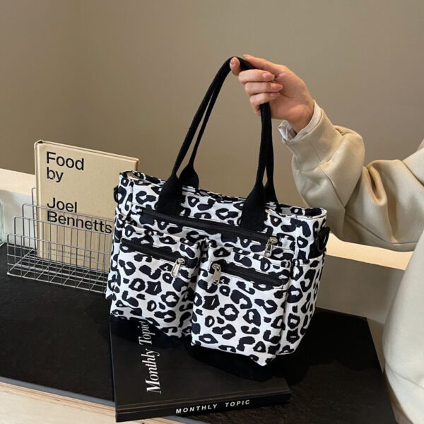 Large Capacity Leopard Print All-match Shoulder Messenger Bag - Image 7