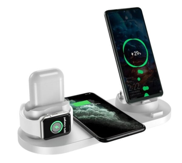 6-in-1 Wireless Charger Dock for iPhone & Watch - Image 9