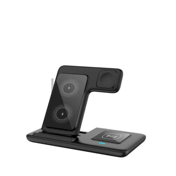 Three-in-one Wireless Charger Foldable Twin Coil 15W Fast Charge - Image 6