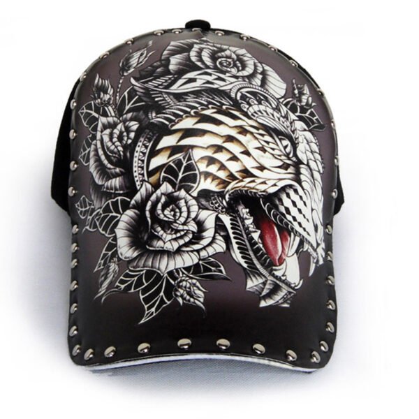 Baseball Cap 3d Printed Wide Brim Hard Top Peak Cap - Image 9