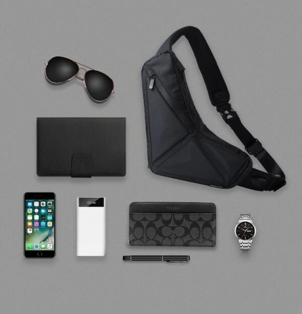 Men's Sports Waterproof Cross Body Chest Bag - Image 3