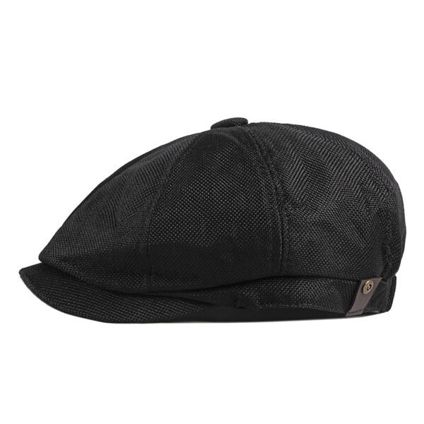 Thin, Breathable, Imitation Linen Cap - Image 2