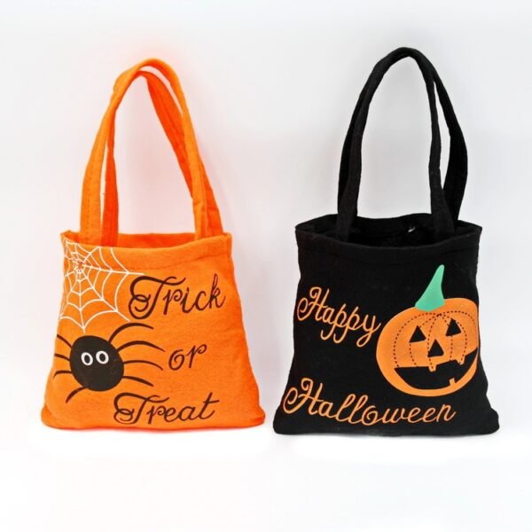 Halloween Spider Pumpkin Print Shoulder Bag Children's Candy Gift Bags Small Handbags Women - Image 2