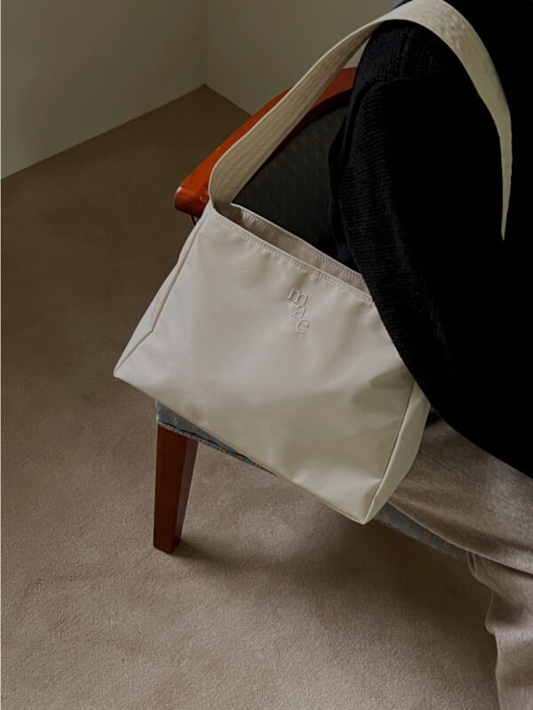 Women's Fashion Simple Solid Color Canvas Bag - Image 5