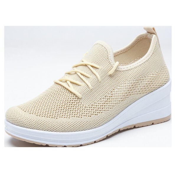 Women's Mesh Breathable Casual Platform Wedge Heels - Image 4