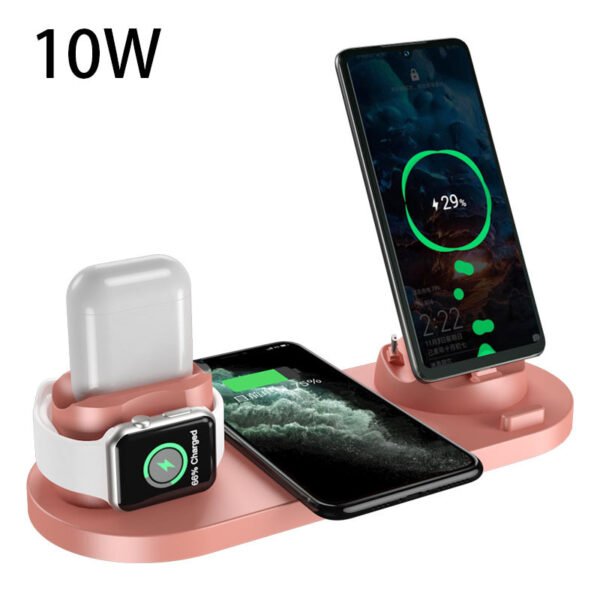 6-in-1 Wireless Charger Dock for iPhone & Watch - Image 5