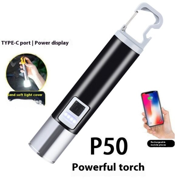 LED Strong Light Charging Long-lasting Bright Long-range Flashlight - Image 6