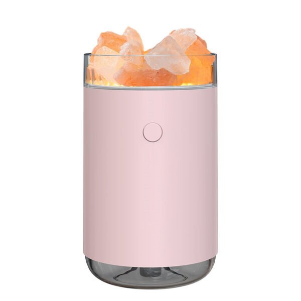 Air Humidifier Crystal Salt Stone Desktop Aromatherapy Essential Oil Ultrasonic Diffuser With LED Lamp Bedroom Home Humidifier - Image 10