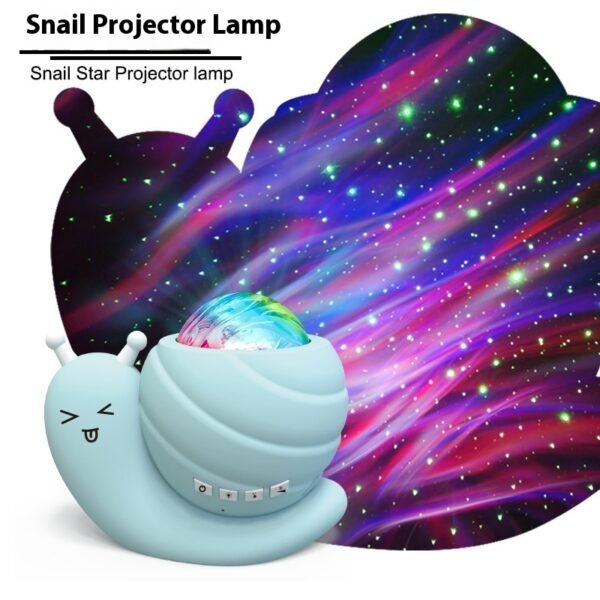 New Snail Starry Sky Projection Lamp Projector - Image 5