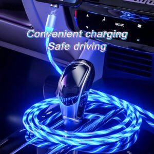 Magnetic LED Charging Cable for iPhone & Type-C