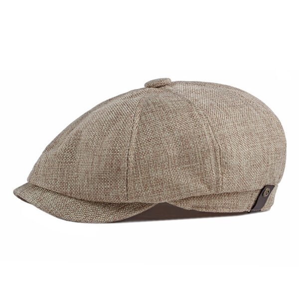Thin, Breathable, Imitation Linen Cap - Image 5